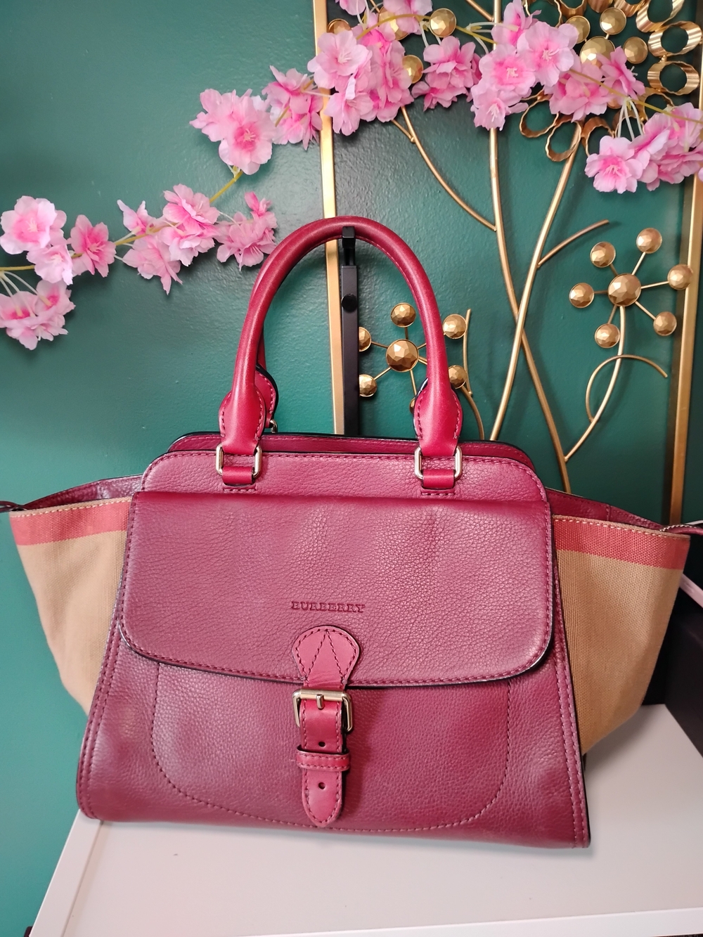 Burberry Medium Harcourt Bag